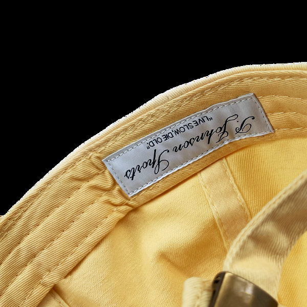 P. Johnson Yellow Tennis Dad Cap