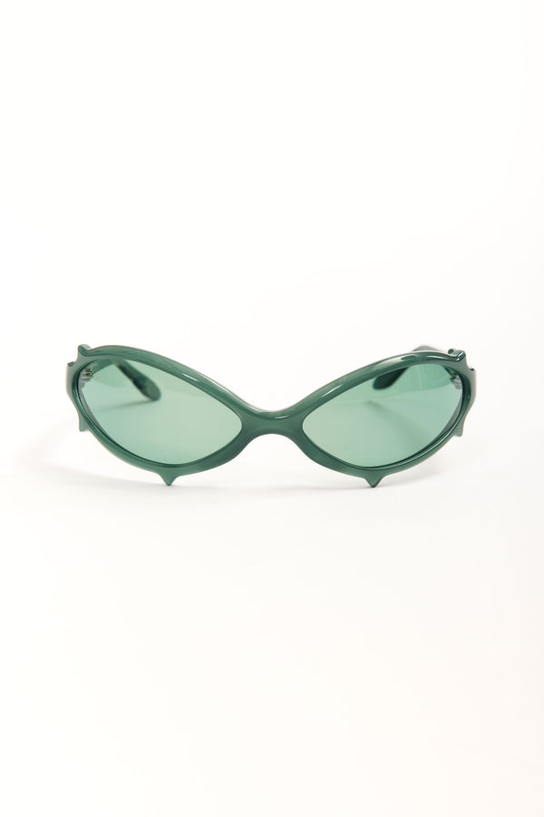 p.a.m. perks and mini BABY SPIKE - BOTTLE GREEN WITH GREEN LENS