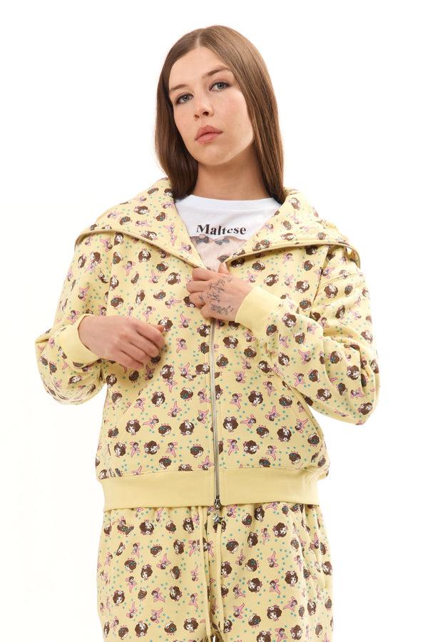 p.a.m. perks and mini GIRL BABY YELLOW BUTTERFLY HOODIE