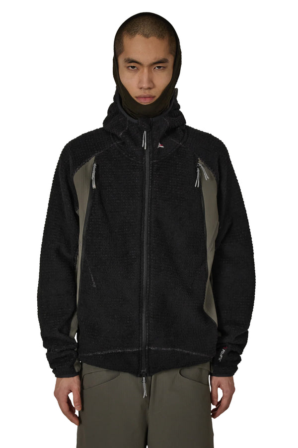 p.a.m. perks and mini Kai Polartech High Loft Jacket Black Dark Olive