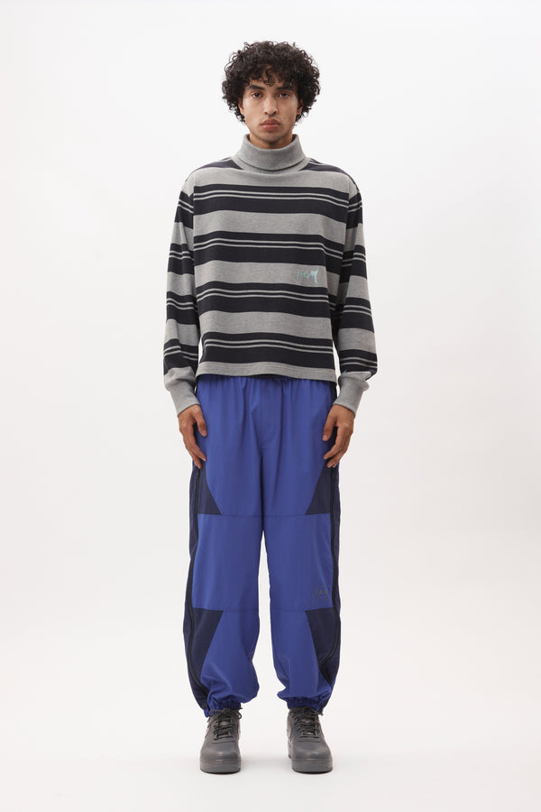 P.a.m. Perks And Mini LINES IN TIME STRIPE MOCK NECK LS TOP