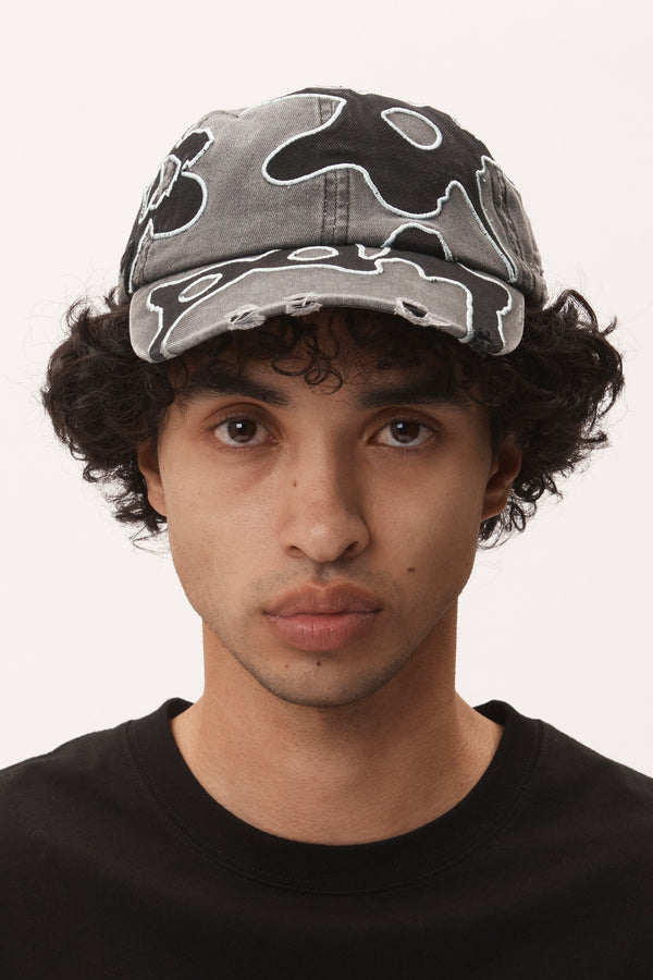 P.a.m. Perks And Mini LOCKE DENIM APPLIQUE BASEBALL CAP