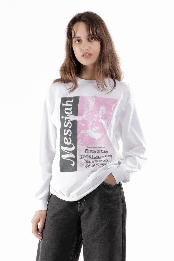 P.a.m. Perks And Mini Messiah Longsleeve T-shirt White