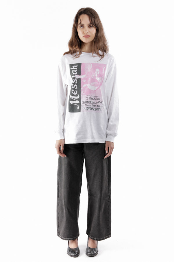p.a.m. perks and mini Messiah Longsleeve T-shirt White