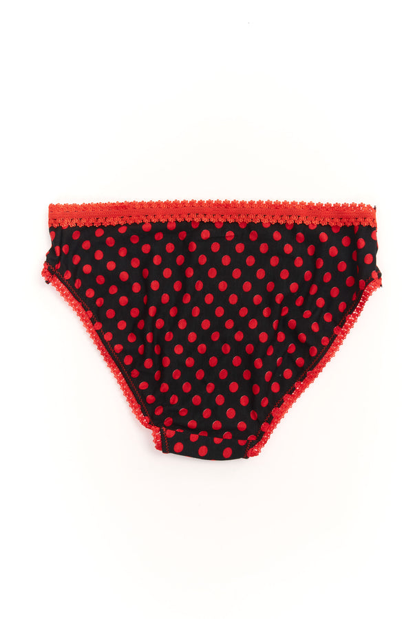 P.a.m. Perks And Mini MINNIE UNDERWEAR RED BLACK DOT