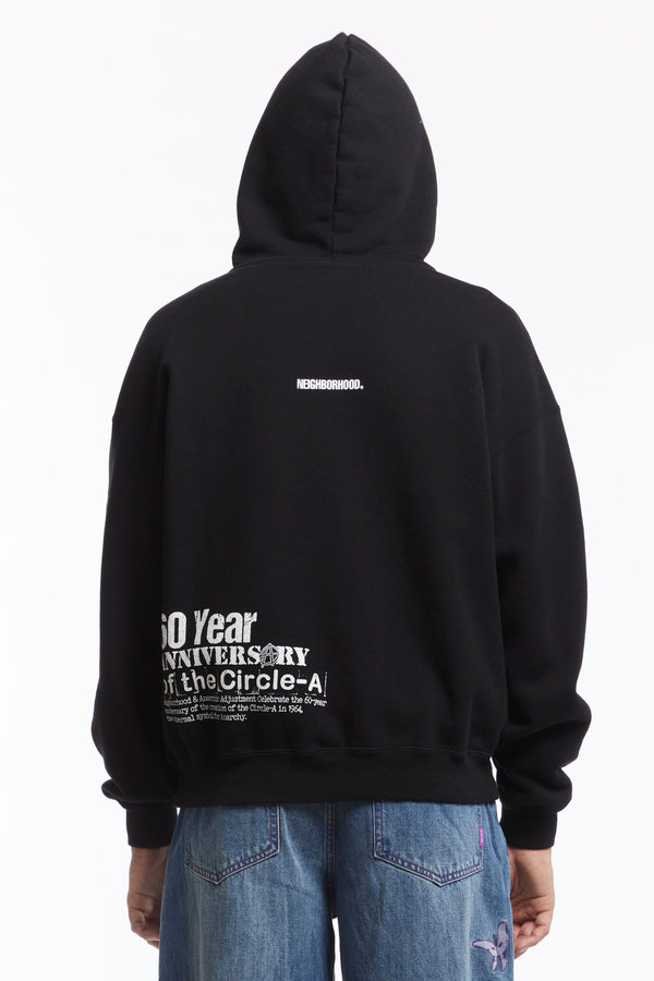 P.a.m. Perks And Mini NH X ANARCHIC ADJUSTMENT . SWEAT HOODIE LS BLACK