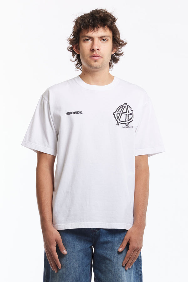 p.a.m. perks and mini NH X ANARCHIC ADJUSTMENT . TEE SS-1 WHITE