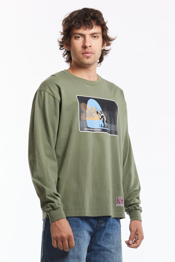 P.a.m. Perks And Mini NH X SUBWARE . TEE LS-1 OLIVE DRAB