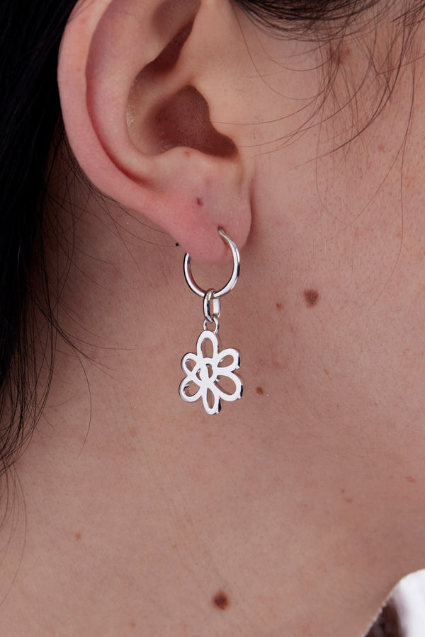 P.a.m. Perks And Mini OUTLINE GESTURE EARRING - SILVER