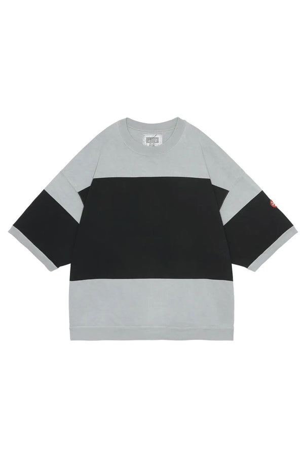 p.a.m. perks and mini OVERDYE STRIPE SHORT SLEEVE CREW NECK