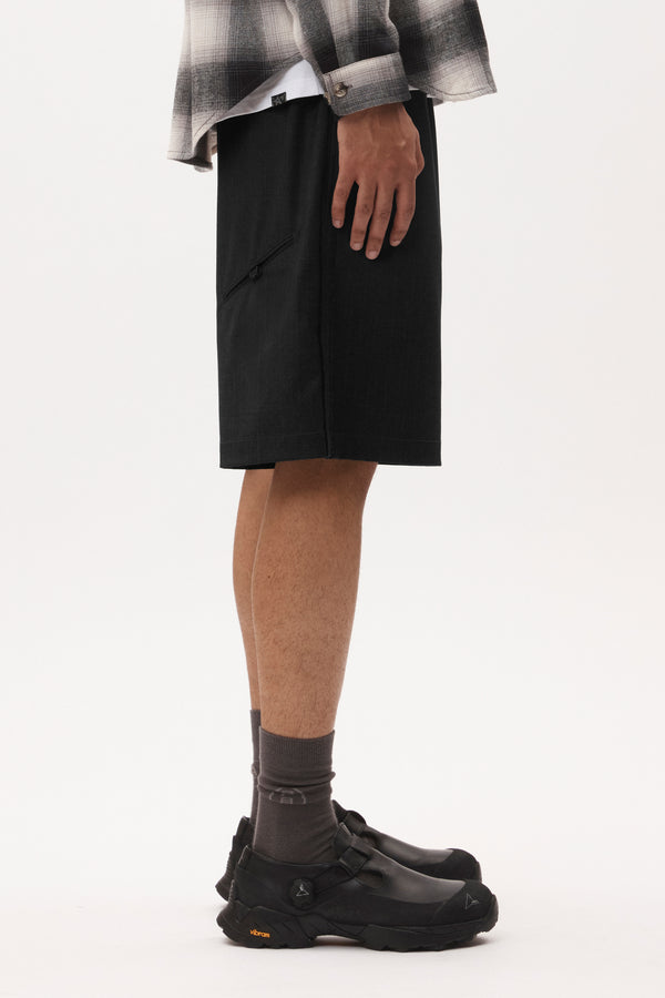 P.a.m. Perks And Mini A RUSSELL UNISEX SHORTS - BLACK