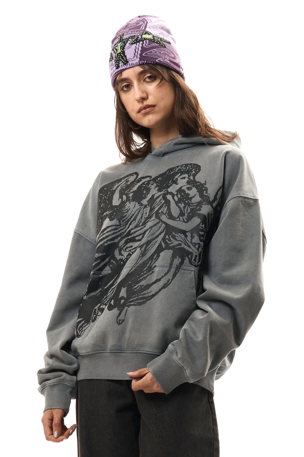 p.a.m. perks and mini Angels Hoodie Black Wash