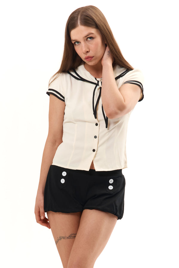 p.a.m. perks and mini ANNE TOP WHITE