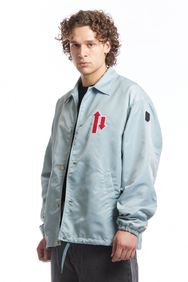 p.a.m. perks and mini ARROW COACH JACKET GREY