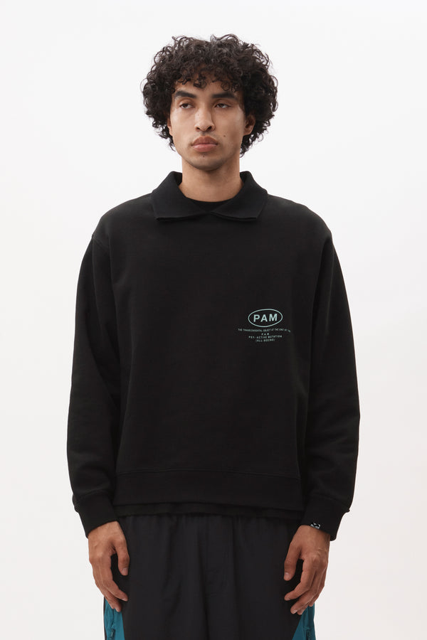 p.a.m. perks and mini BETWEEN CHAOS COLLARED SWEAT