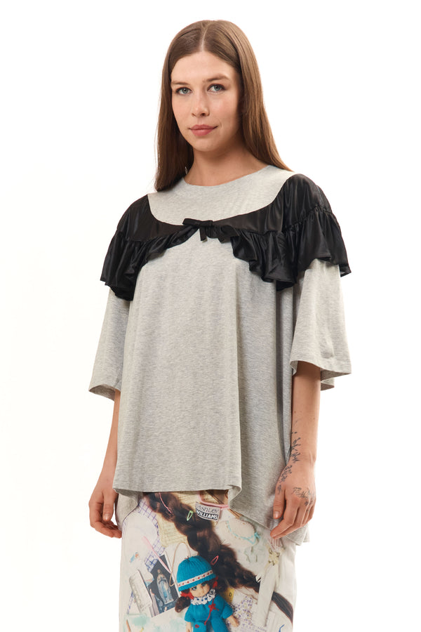 P.a.m. Perks And Mini BLACK CURTAIN T SHIRT