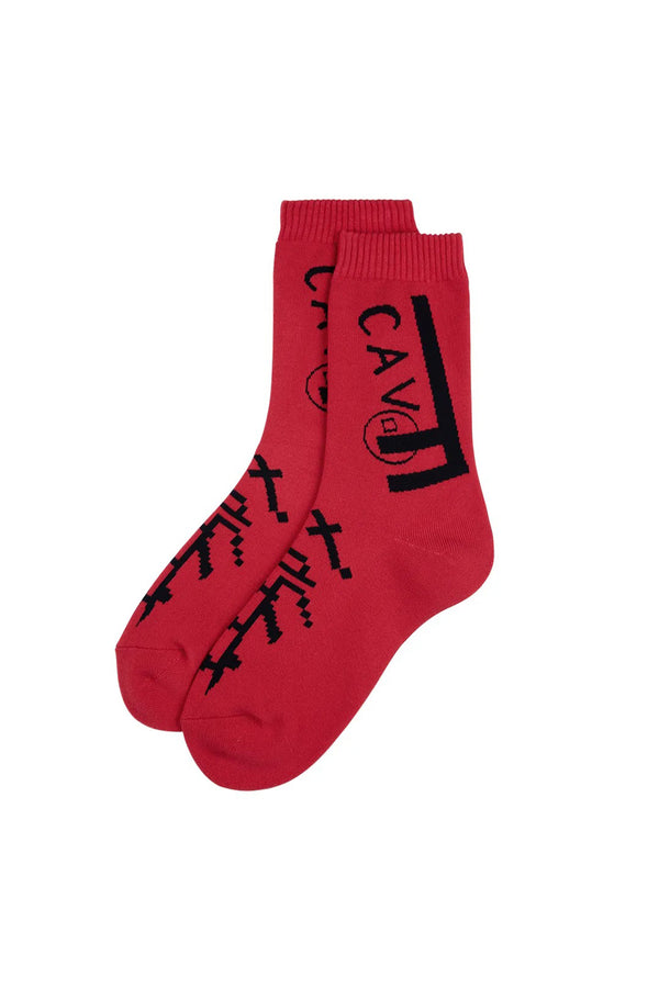 p.a.m. perks and mini CAVF eppppt SOCKS RED