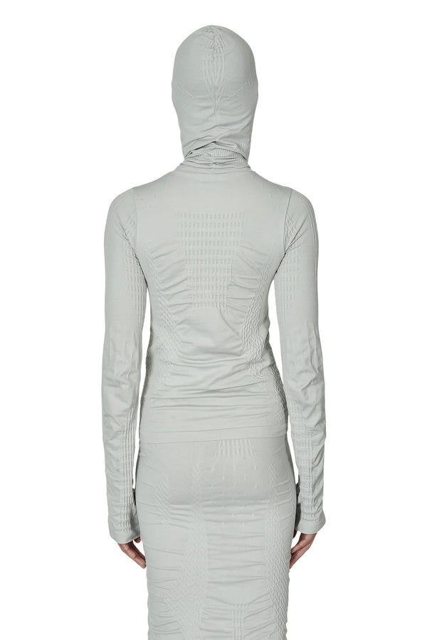 P.a.m. Perks And Mini Circular Hoodie Light Grey