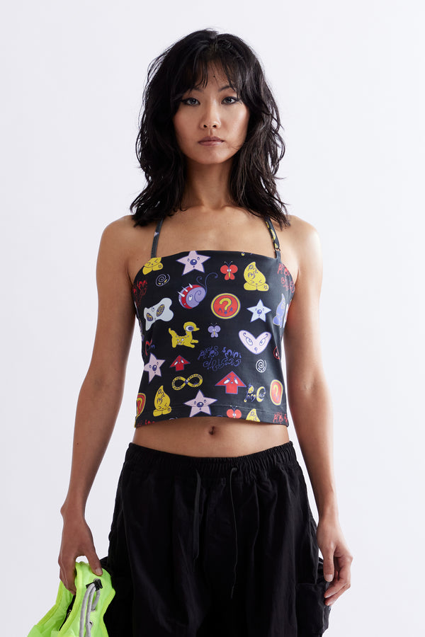 p.a.m. perks and mini COCO HALTER NECK TOP