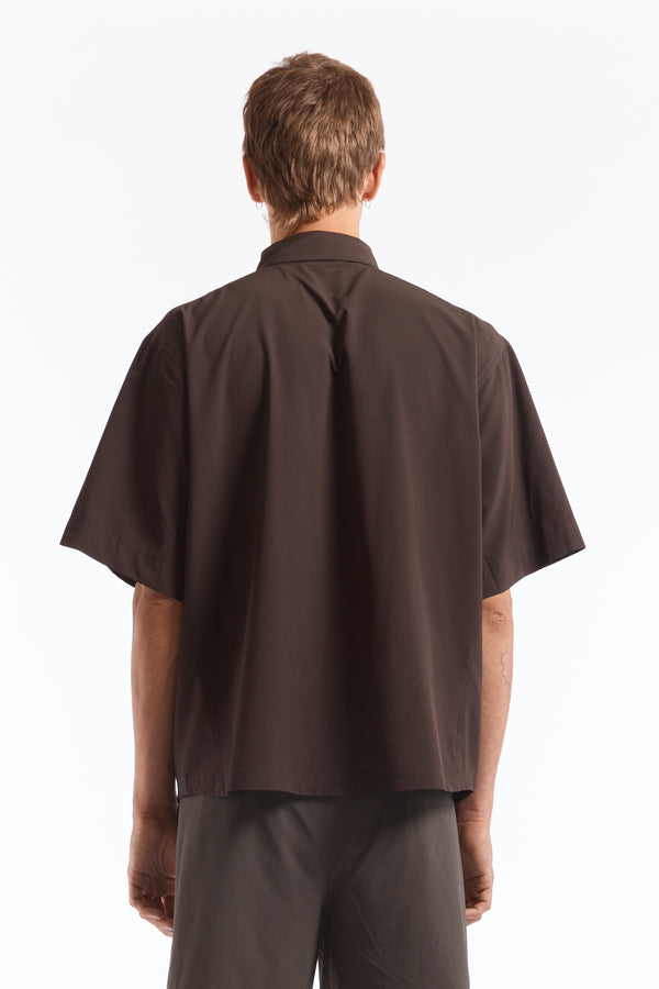 P.a.m. Perks And Mini Dot Air Shirt Dark Brown