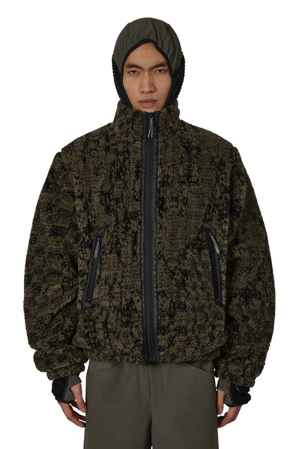 p.a.m. perks and mini Ewe Furry Jacket Olive