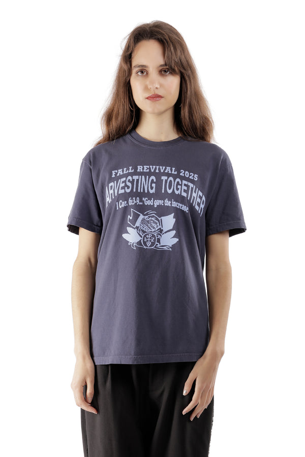 p.a.m. perks and mini Fall revival T-shirt Navy