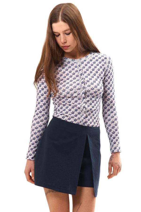 P.a.m. Perks And Mini GESTURES SKORT - SEERSUCKER
