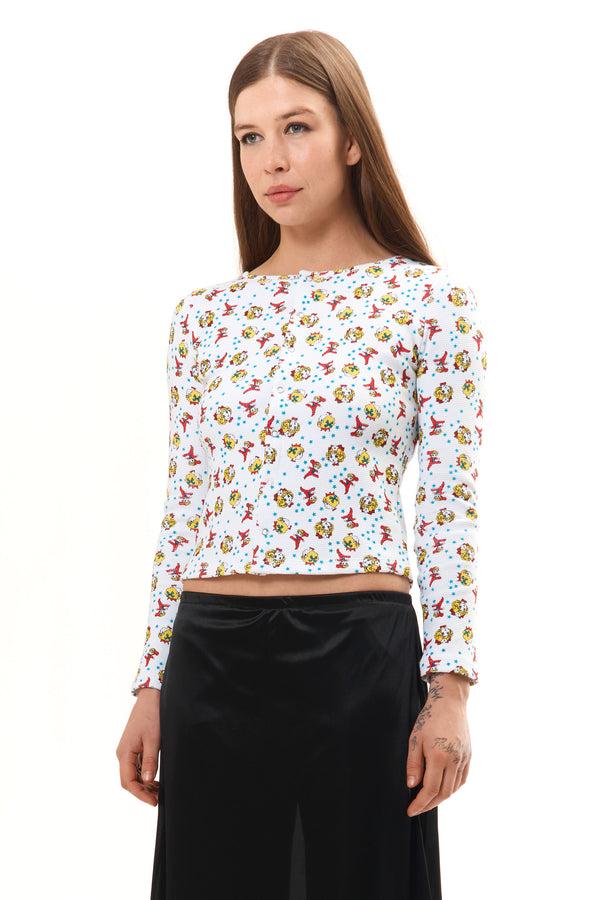 P.a.m. Perks And Mini GIRL BABY WHITE THERMAL TOP