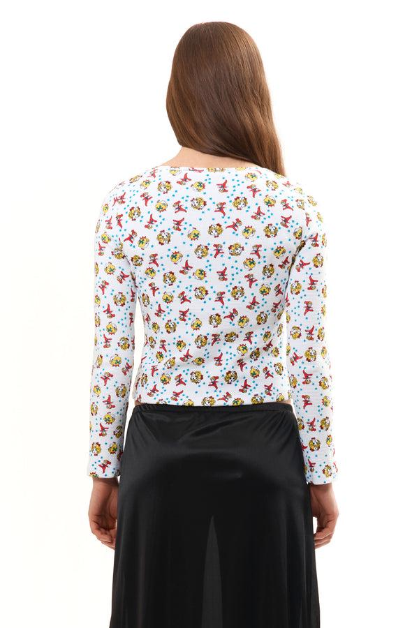 P.a.m. Perks And Mini GIRL BABY WHITE THERMAL TOP