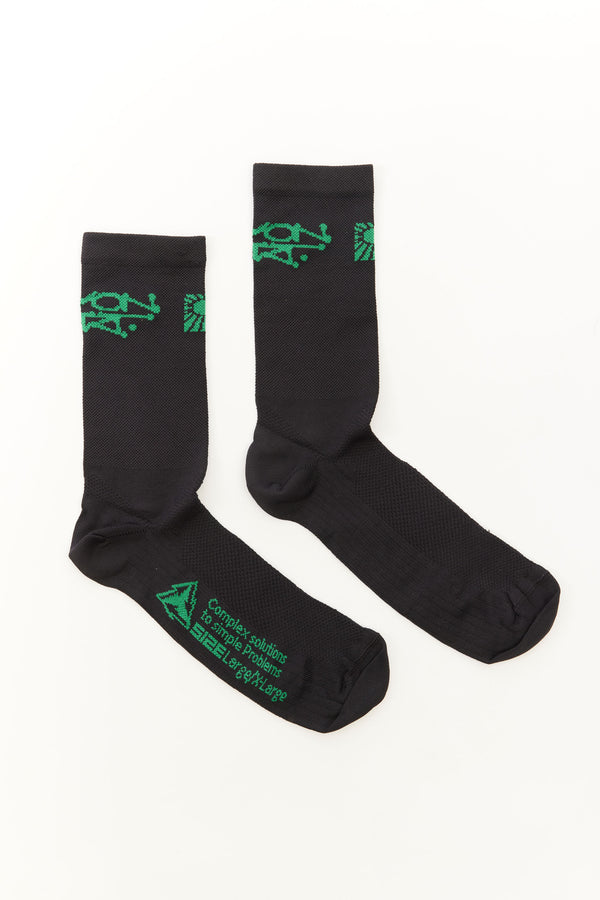 P.a.m. Perks And Mini GOLGOTHA BLACK PROBLEM SOCKS