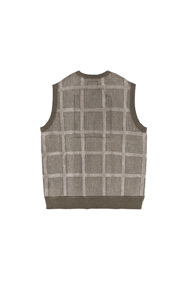 P.a.m. Perks And Mini GRID LOOSE KNIT VEST