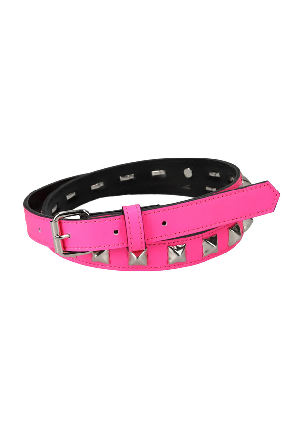 p.a.m. perks and mini HALF STUDS BELT PINK