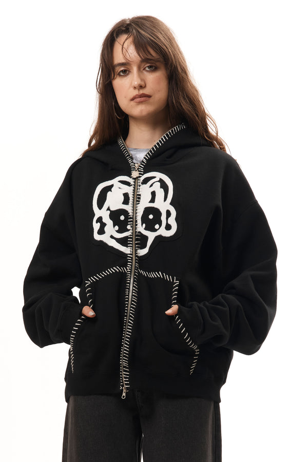 P.a.m. Perks And Mini HAND-STITCHED FULL ZIP HOODIE