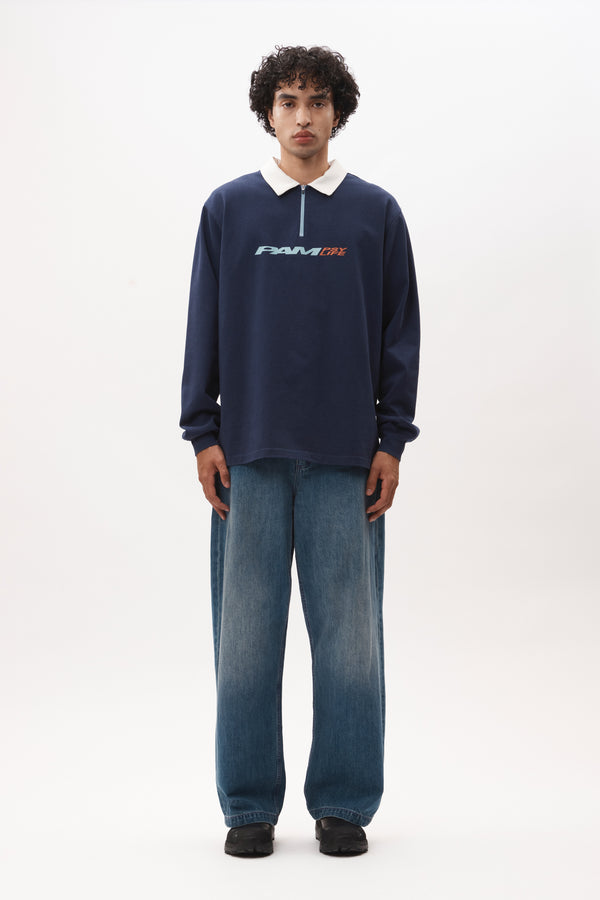 P.a.m. Perks And Mini HOWL HALF ZIP RUGBY TOP