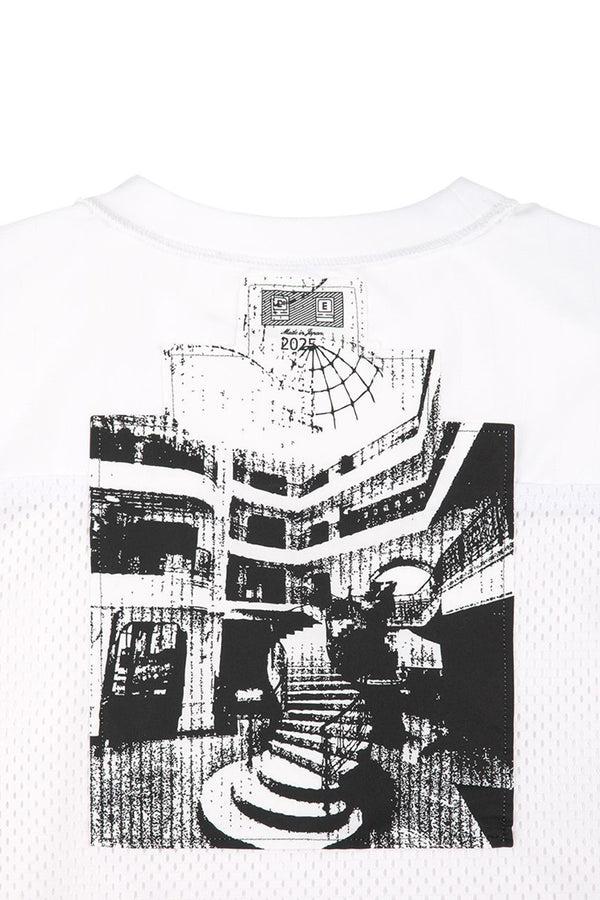 P.a.m. Perks And Mini MESH TRACK CREW NECK WHITE