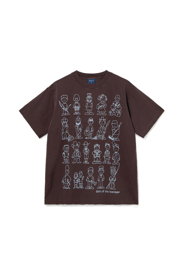p.a.m. perks and mini Occupation Tee Brown