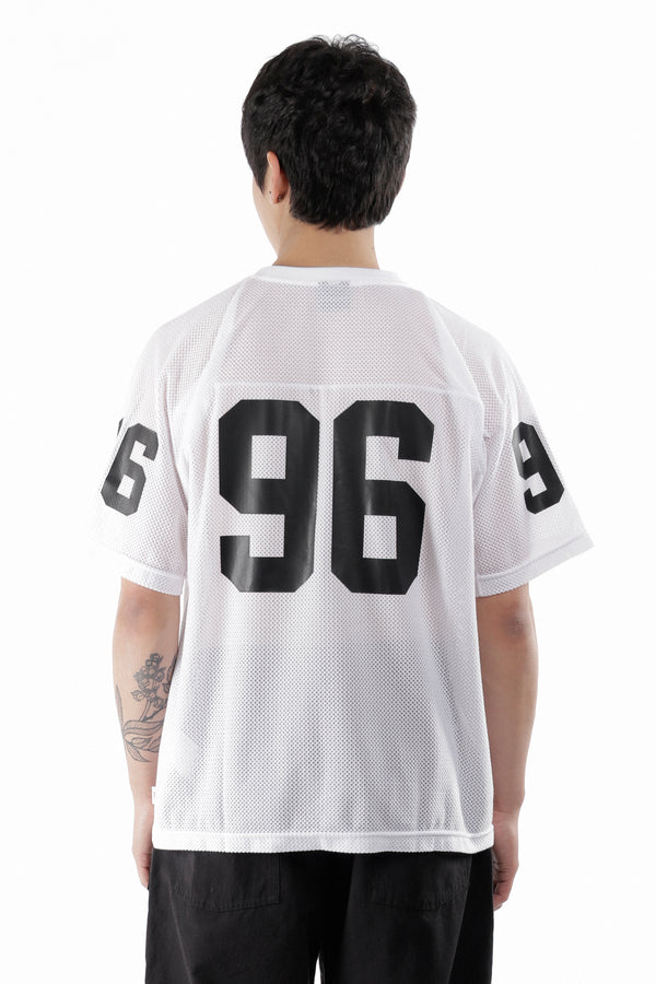 P.a.m. Perks And Mini QB SS POLY MESH T-SHIRT WHITE