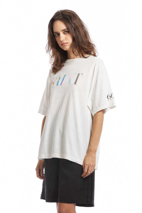 p.a.m. perks and mini RAINBOW SAINT SS TEE WHITE