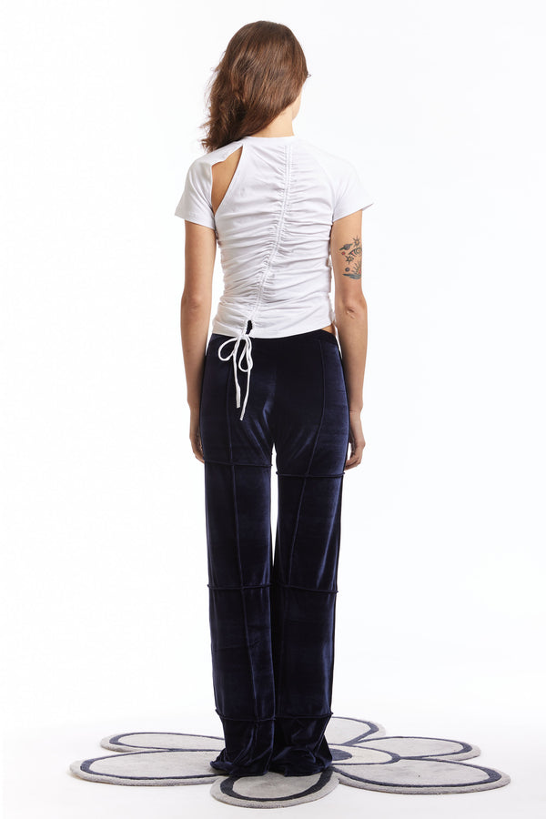 P.a.m. Perks And Mini RUCHED SS TEE WHITE