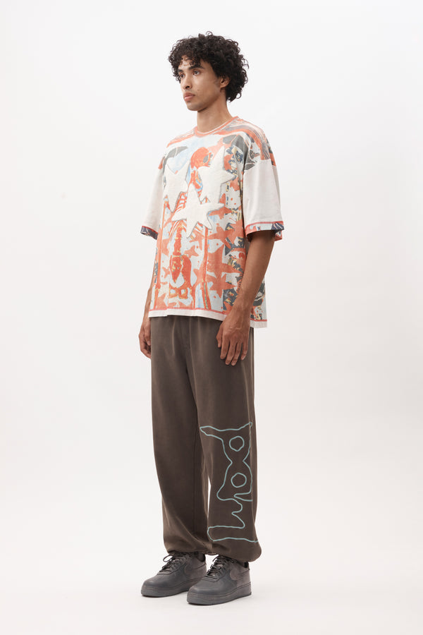 P.a.m. Perks And Mini SAND SCRIPT SWEATPANT