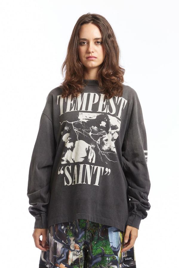 p.a.m. perks and mini TEMPEST LS TEE BLACK