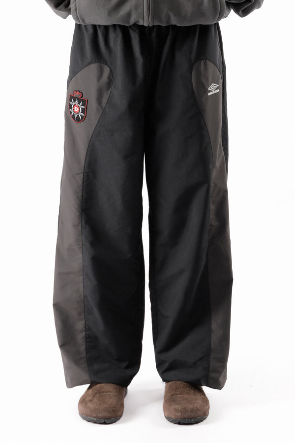 p.a.m. perks and mini Rose Crest Track Pants Black Dark Grey