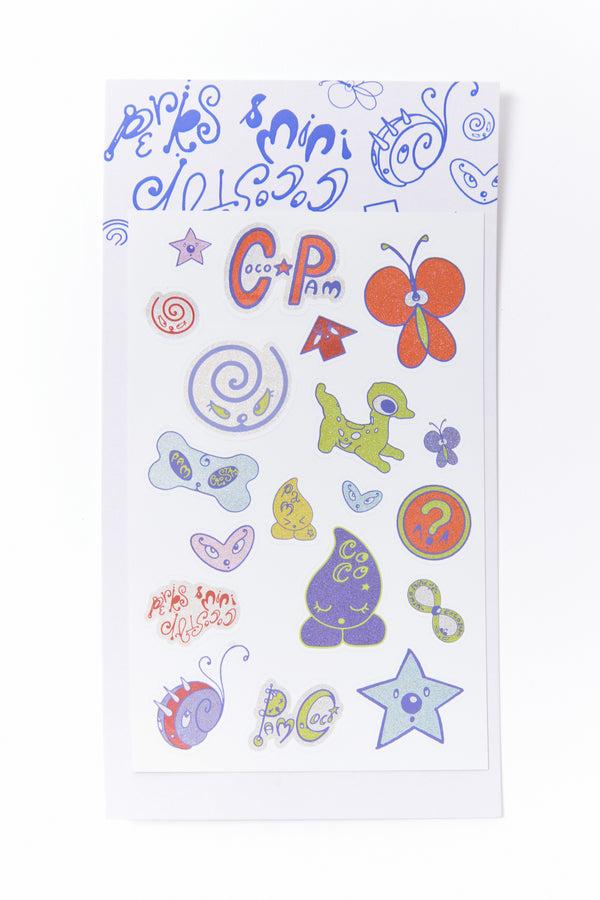 p.a.m. perks and mini SOUVENIR STICKER PACK - COCO STAR