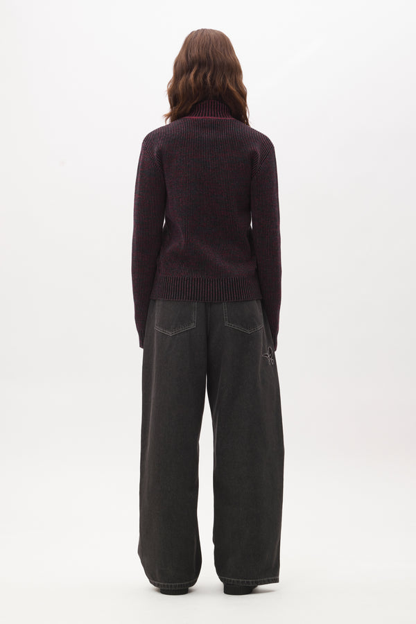 P.a.m. Perks And Mini URCHIN STEADFAST ZIP THRU KNIT