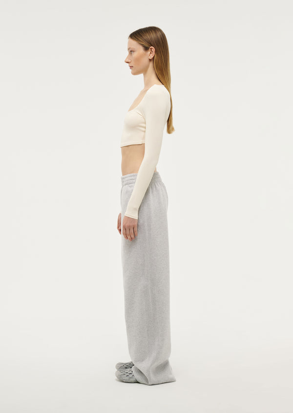 P.e Nation Balance Long Sleeve Top In Whisper White