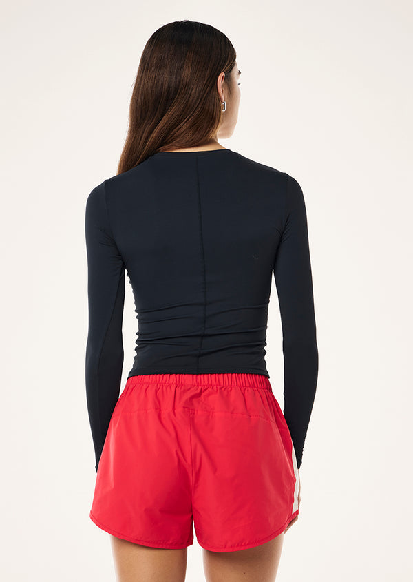 P.e Nation Foundation Long Sleeve Top In Dark Sapphire