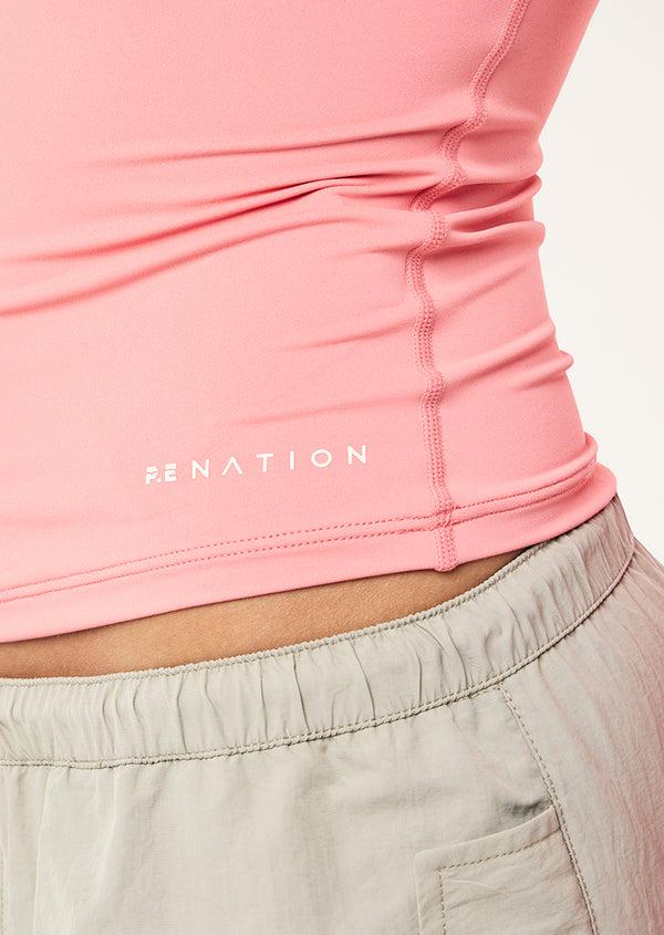 P.e Nation Foundation Long Sleeve Top In Dusty Pink