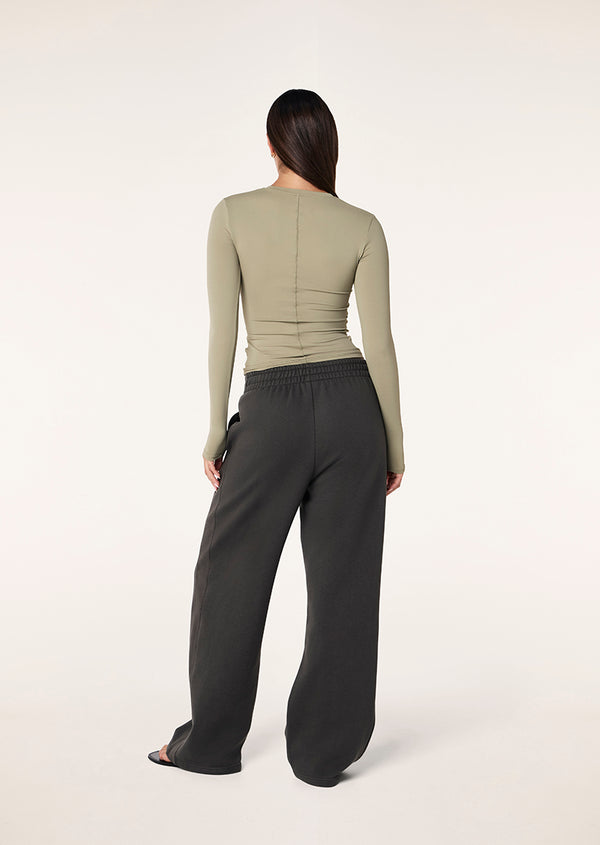 P.e Nation Foundation Long Sleeve Top In Silver Sage