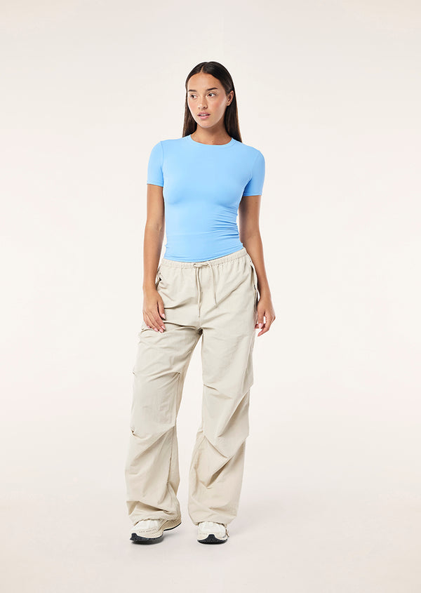 P.e Nation Foundation Short Sleeve Tee In Cornflower Blue