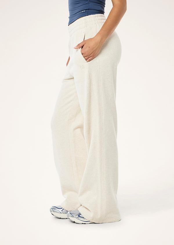 P.e Nation Adventure Trackpant In Oat Marle